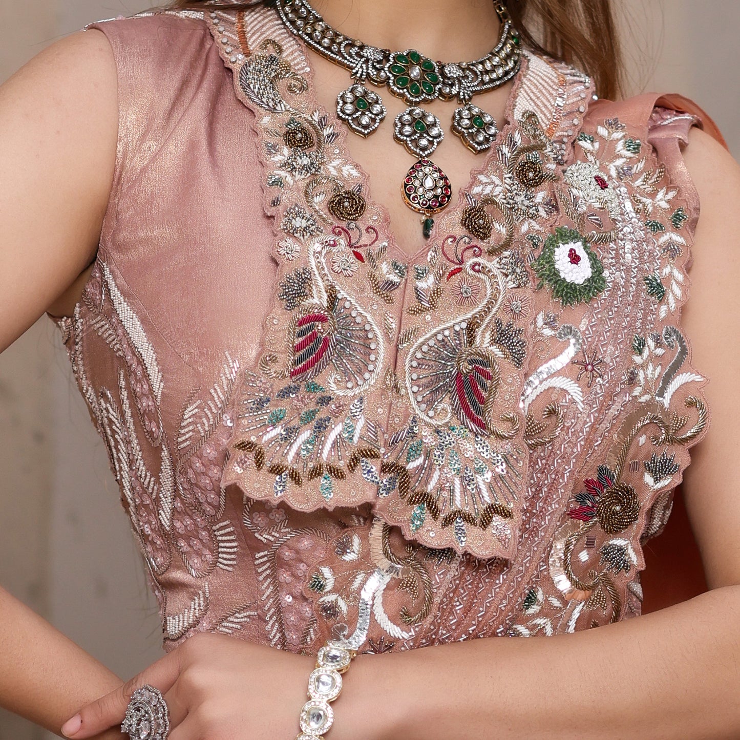 Blush Peach Drape