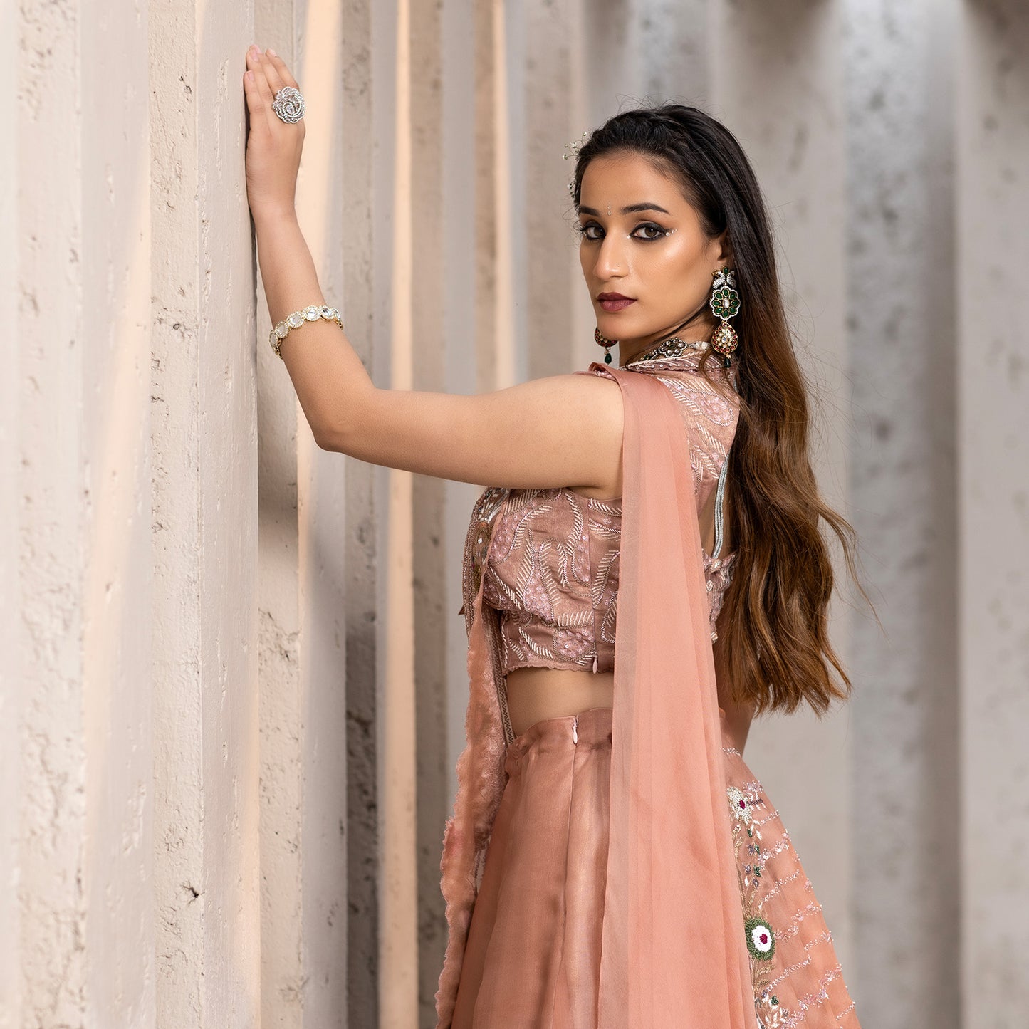 Blush Peach Drape