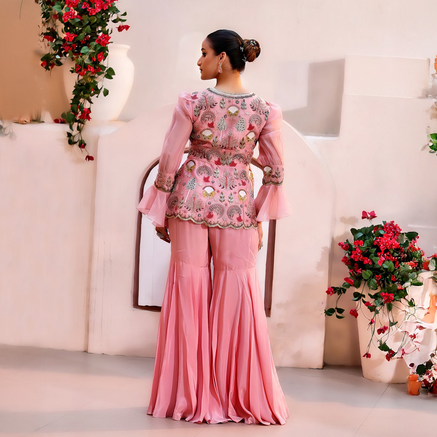 Pink Peplum