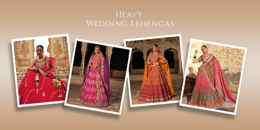 Four Different lehenga from ghunnghat