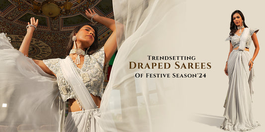 Trendy Draped Saree Styles To Get Your Ethnic Look Goals