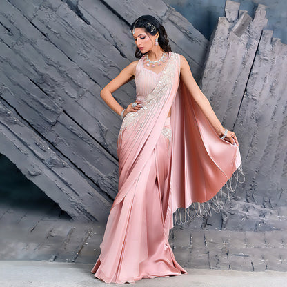 Pearl Drape Saree