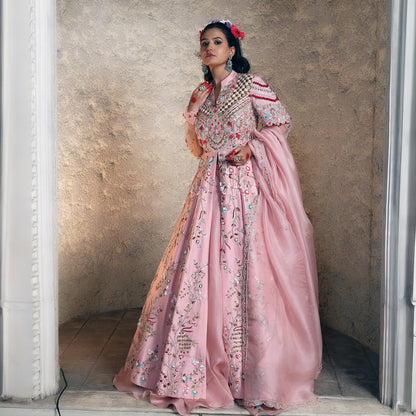 Pink Dupion Jacket