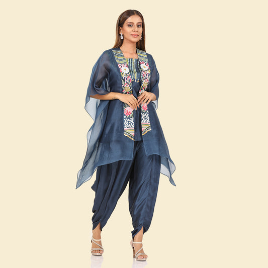 Blue Cape Kaftan